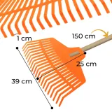 grabie-ogrodowe-do-lisci-trawy-z-kijem-21-zebow-trzon-grabki-lekkie-plastik-stan-nowy