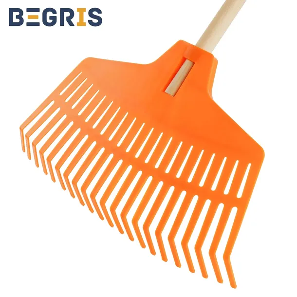 grabie-ogrodowe-do-lisci-trawy-z-kijem-21-zebow-trzon-grabki-lekkie-plastik-stan-opakowania-oryginalne