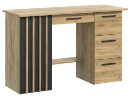 biurko-komputerowe-nowoczesne-loft-z-lamelami-szkolne-z-polka-szufladami