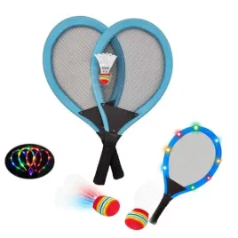 2-x-rakietki-badminton-tenis-2-x-lotka-zestaw-swiecacy-led