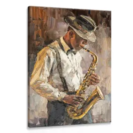 obraz-na-plotnie-do-salonu-muzyk-jazzman-portret-styl-retro-saksofon-60x90