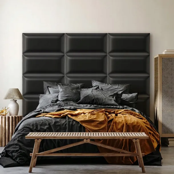 panele-scienne-tapicerowane-eko-skora-60x15-stan-nowy