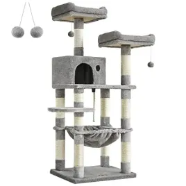 drapak-dla-kota-stabilna-wieza-dla-kota-2-pluszowe-grzedy-143-cm-jasnos