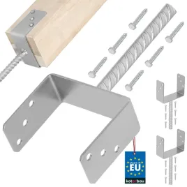 2x-podstawa-slupa-kotwa-stala-wspornik-u-pret-151-mm-betonu-muru-wmurowania