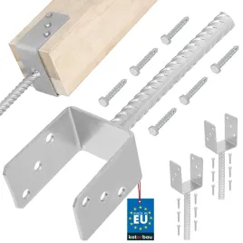 2x-podstawa-slupa-kotwa-stala-wspornik-u-pret-81-mm-betonu-muru-wmurowania