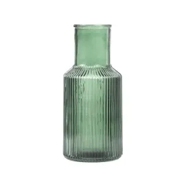 wazon-tolle-szklany-prazkowany-zielony-10x22-cm-homla