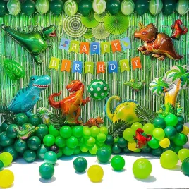 balony-girlanda-balonowa-dinozaury-mega-zestaw-9-dinozaurow-urodziny-baner