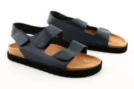 buty-meskie-zara-sandaly-granatowe-na-rzepy