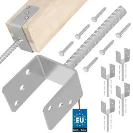 4x-podstawa-slupa-kotwa-stala-wspornik-u-pret-101-mm-betonu-muru-wmurowania