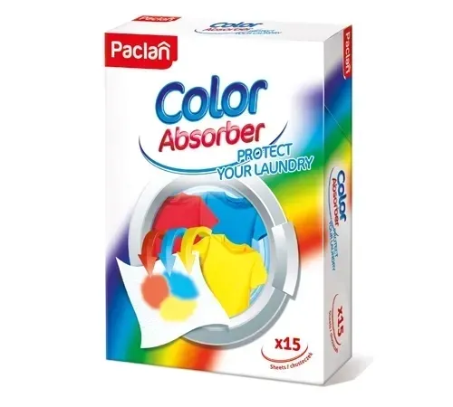 PACLAN Chusteczki Wyłapujące Kolor COLOR ABSORBER 15szt.