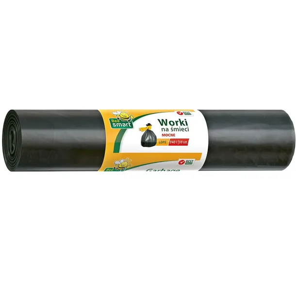 BeeSmart Mocne Worki na Śmieci 240L 10 szt PACLAN