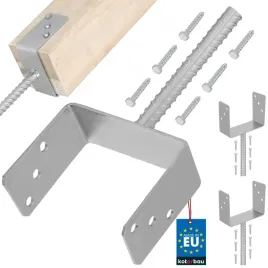 2x-podstawa-slupa-kotwa-stala-wspornik-u-pret-161-mm-betonu-muru-wmurowania