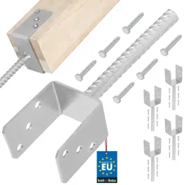 4x-podstawa-slupa-kotwa-stala-wspornik-u-pret-81-mm-betonu-muru-wmurowania