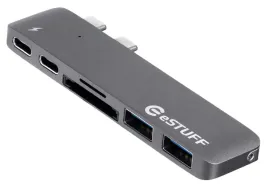 estuff-es84122-grey-huby-i-koncentratory-usb-3-2-gen-1-3-1-gen-1-type-