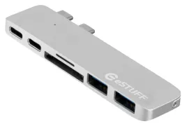 estuff-es84122-silver-stacja-dokujaca-usb-3-2-gen-1-3-1-gen-1-type-c-s