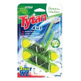 tytan-zawieszka-do-wc-4w1-barwiaca-wode-green-water-lesny-2x40g