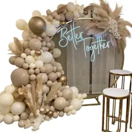 balony-boho-girlanda-bez-biel-mat-champagne-wesele-slub-bardzo-elegancka