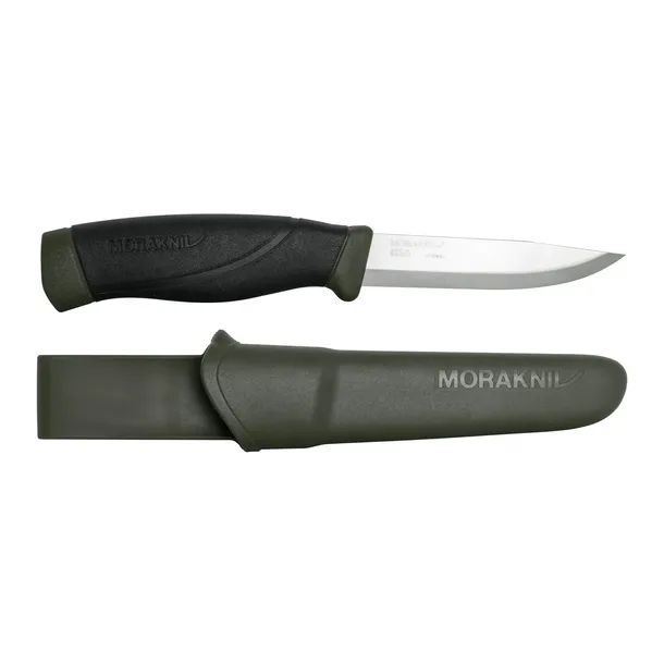 Nóż MORAKNIV COMPANION HEAVY DUTY MG Olive Stal Węglowa 3,2mm + Pochwa