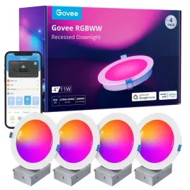 reflektory-wpuszczane-sciemniane-11w-rgbw-govee-smart-led-4x-bluetooth-wifi