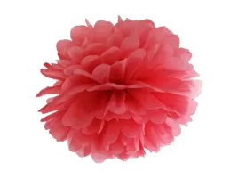 pompon-bibulowy-czerwony-wiszacy-dekoracyjny-25cm