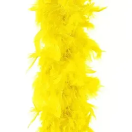 szal-boa-zolty-z-pior-190cm-zolte