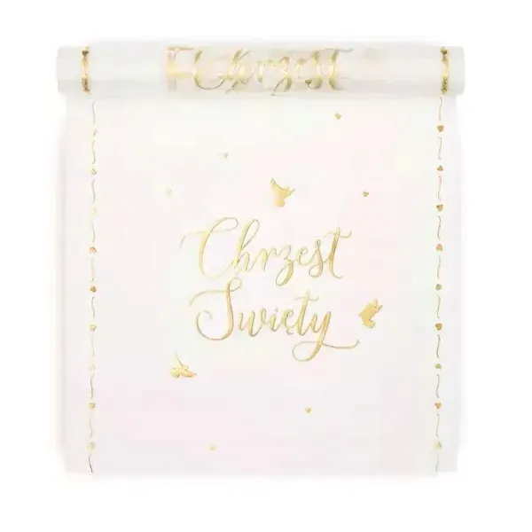 bieznik-na-chrzest-swiety-zloty-5m-dekoracja-stolu-na-chrzciny-zloty-nadruk-marka-partypal