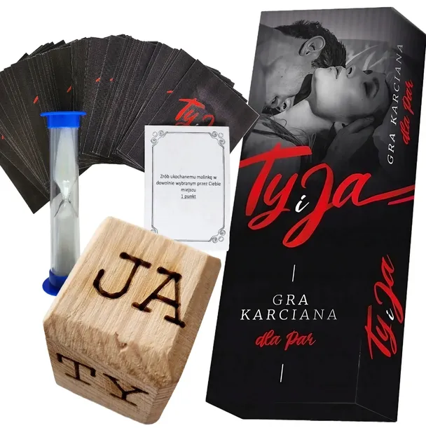 TY I JA EROTYCZNA GRA KARCIANA DLA ZAKOCHANYCH PAR KOSTKA KARTY ZESTAW