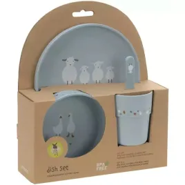 lassig-zestaw-komplet-naczyn-obiadowych-dla-dzieci-tiny-farmer-sheep-goose