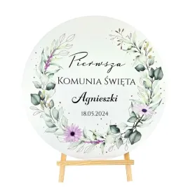 tablica-powitalna-na-komunie-dekoracja-sali-personalizowany