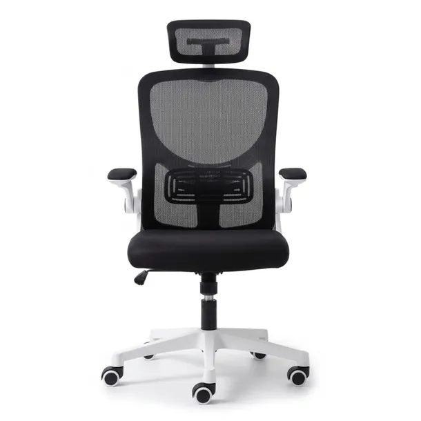 FOTEL BIUROWY KRZESŁO OBROTOWE GAMINGOWE ERGONOMICZNE SIATKA WENTYLACJA PRO