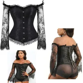 damski-koronkowy-gorset-gotycki-z-dekoltem-sznurowany-halloween-goth-l