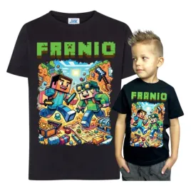 koszulka-gracza-minecraft-tshirt-dzieciecy-z-imieniem-na-prezent-122-cm