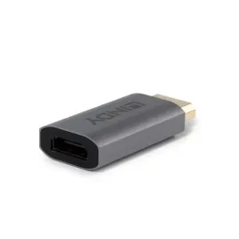 lindy-41095-zmieniacz-plci-kabli-displayport-hdmi-type-a-szary