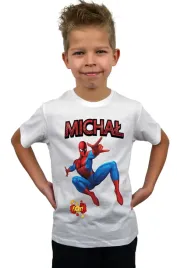 koszulka-dziecieca-z-nadrukiem-spiderman-bluzkatshirt-personalizacjaprezent