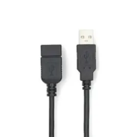 nedis-ccgl60000bk30-kabel-usb-usb-2-0-3-m-usb-a-czarny