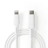 nedis-ccgw39650wt10-kabel-lightning-1-m-bialy