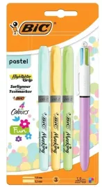 zakreslacze-bic-pastelowe-rozswietlacze-zestaw-4szt-kieszonkowe-kolorowe