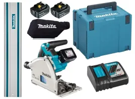 makita-pila-zaglebiarka-36v-2x5ah-bl1850-dc18rc-worek-szyna-15m-dsp600zj