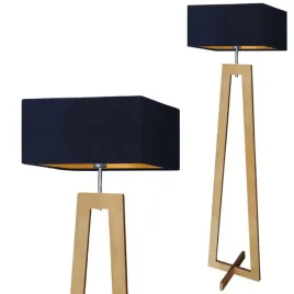 lampa-stojaca-podlogowa-granatowa-zlota-drewniana-led-e27-z-abazurem-modna