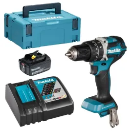 makita-aku-wiertarko-wkretarka-udarowa-udar-18-1x3ah-bl1830-dc18rc-dhp484zj