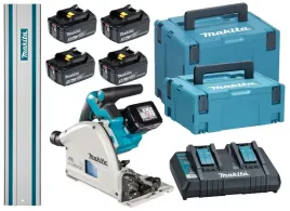 makita-aku-pila-zaglebiarka-4x3ah-bl1830-dc18rd-makpac-szyna-15m-dsp600zj
