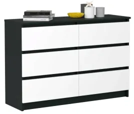 komoda-szafka-120cm-6-szuflad-czarny-bialy-mix