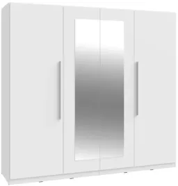 szafa-ubraniowa-biala-250-z-lustrem-polkami-230-cm-szerokosci-do-sypialni