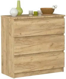 komoda-szafka-80cm-3-szuflady-dab-craft-zloty