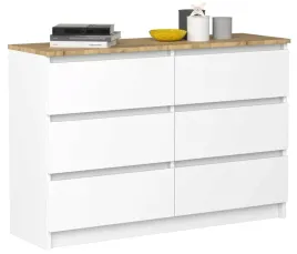 komoda-szafka-120cm-6-szuflad-bialy-dab-craft