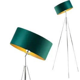 lampa-stojaca-podlogowa-zielen-trojnog-abazur-led-e27-regulowana-nowoczesna