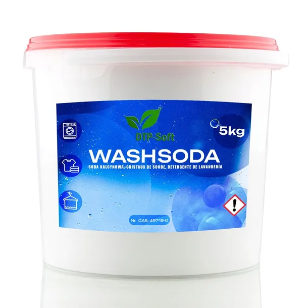 5kg SODA KALCYNOWANA DO PRANIA WĘGLAN SODU WIADERKO 5 kg