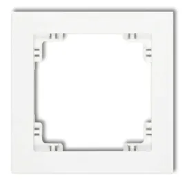 ramka-pojedyncza-bialy-mat-25dr-1-deco-karlik