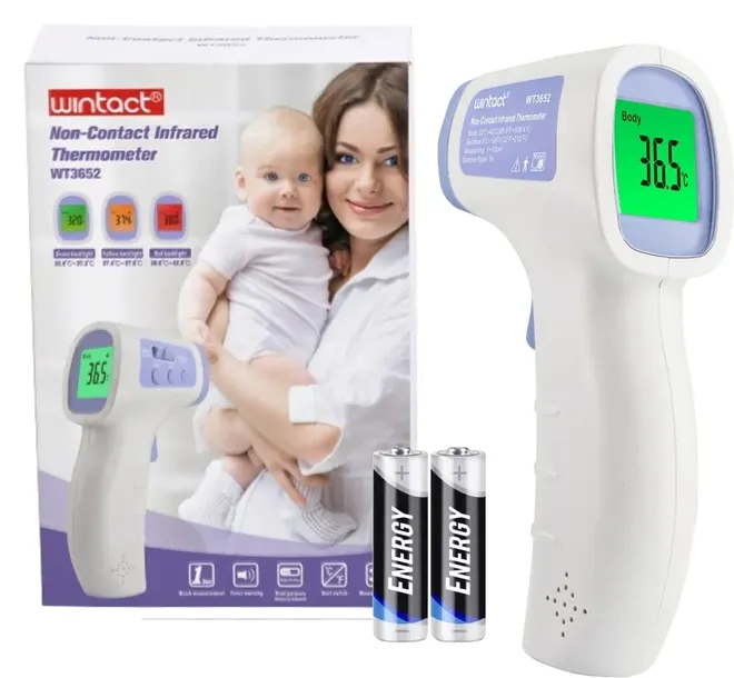 TERMOMETR MEDYCZNY ELEKTRONICZNY DO CIAŁA BEZKONTAKTOWY DLA DZIECI CYFROWY