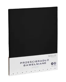 czarne-przescieradlo-bawelniane-bez-gumki-160x200